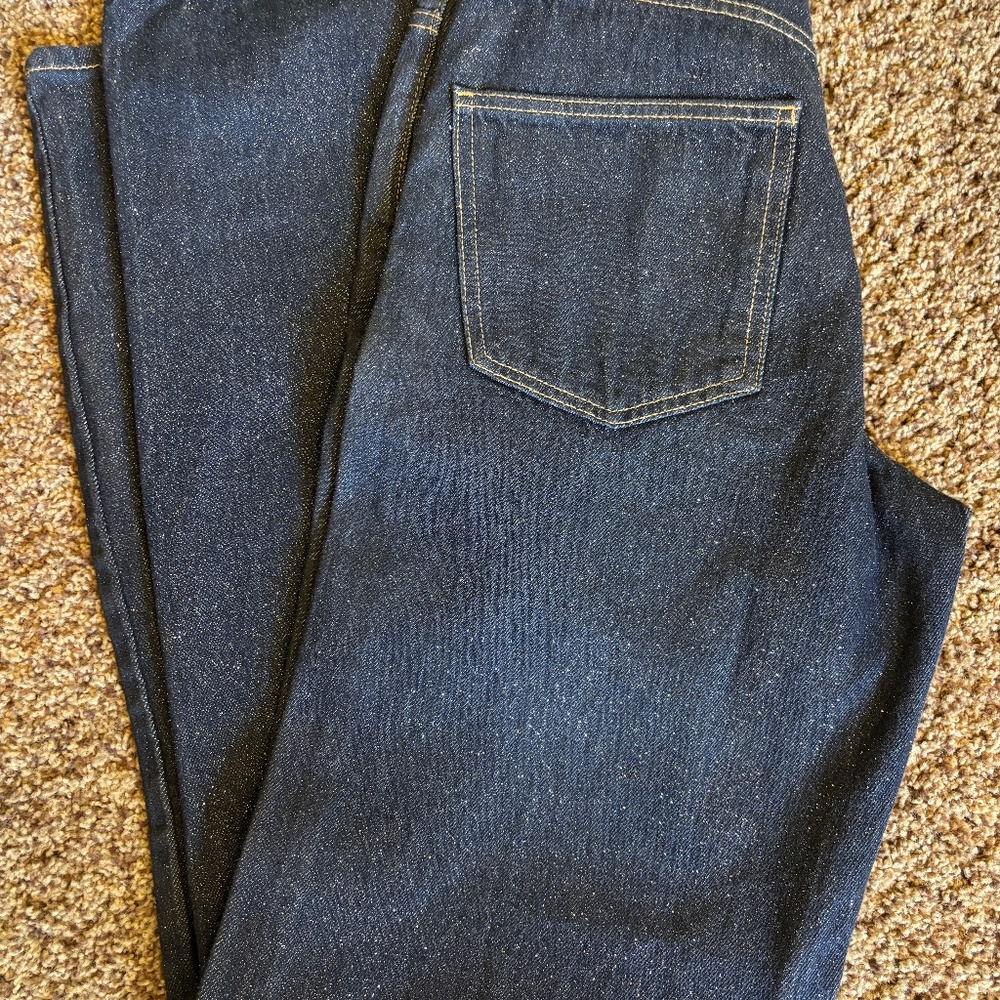 Mango Dark Denim High Waisted Jeans USA4 EUR36